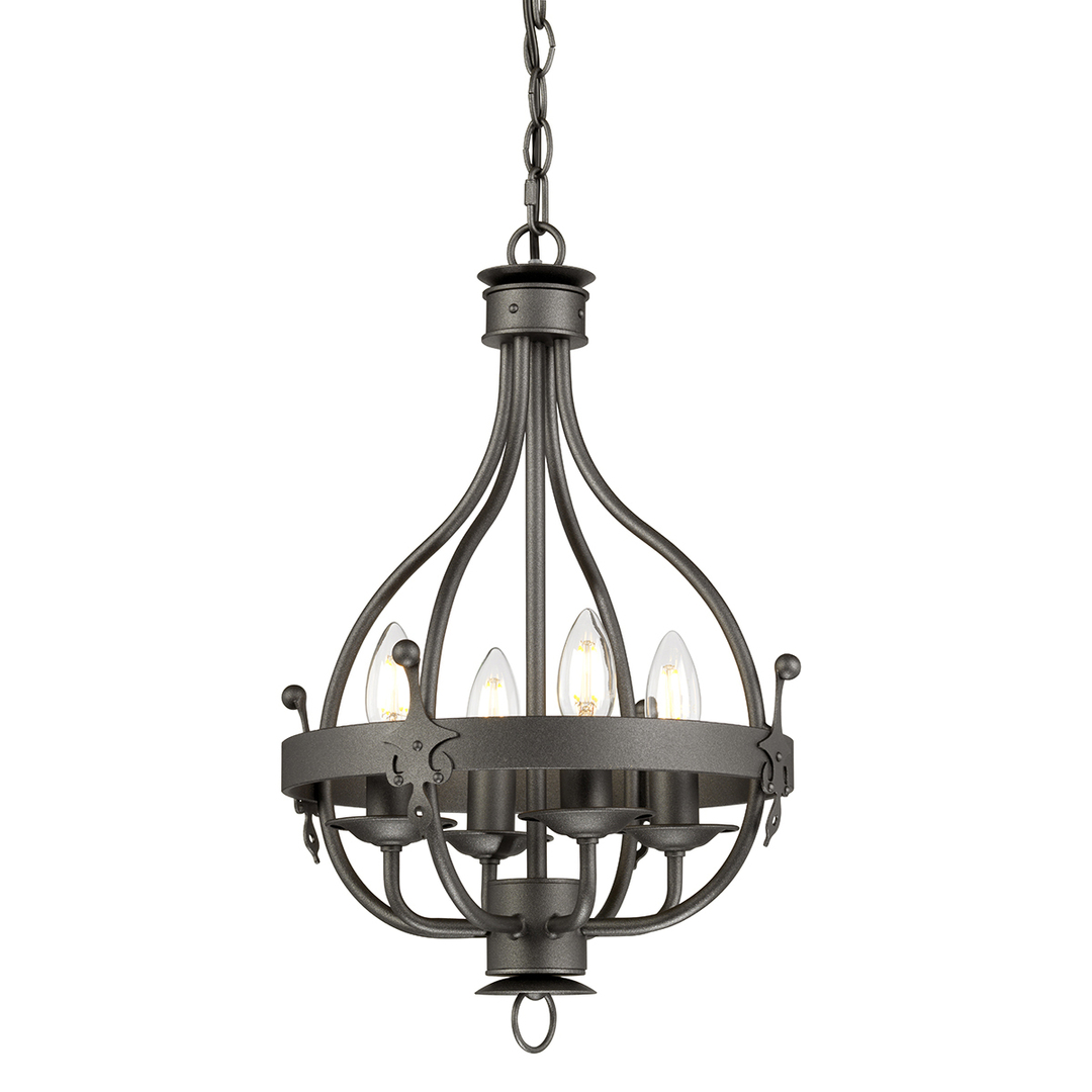 Windsor 4 Light Pendant - Graphite Elstead