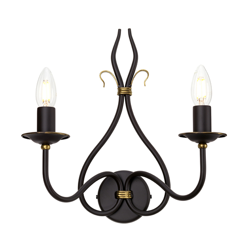 Check Windermere 2 Light Wall Light Elstead