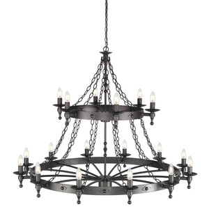 Warwick 18 Light Chandelier  Elstead small 0