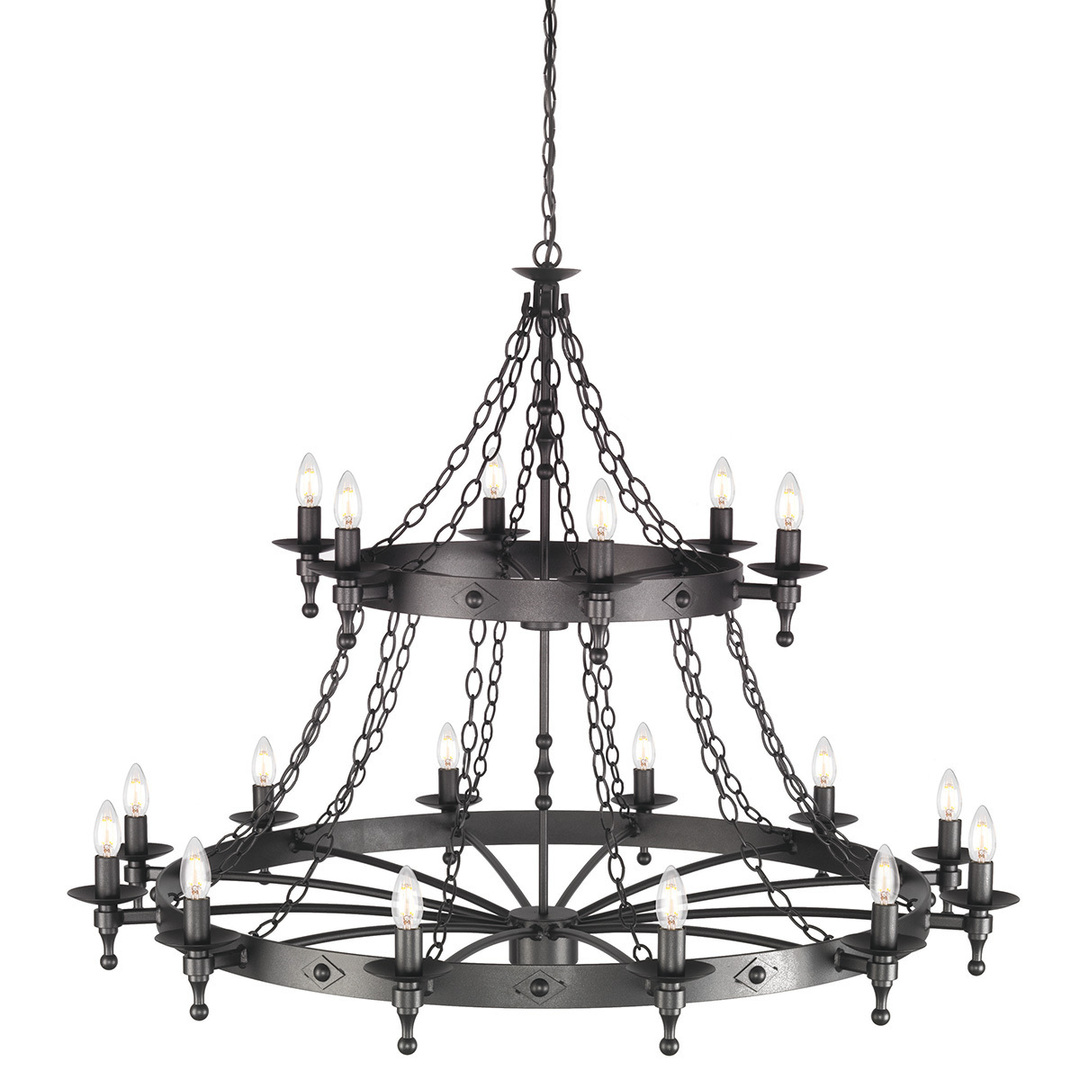 Warwick 18 Light Chandelier Elstead