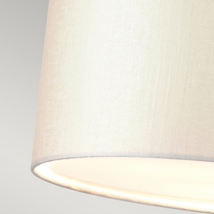 Pearce 22" Pendant Lamp with polished chrome ceiling pan Elstead small 2