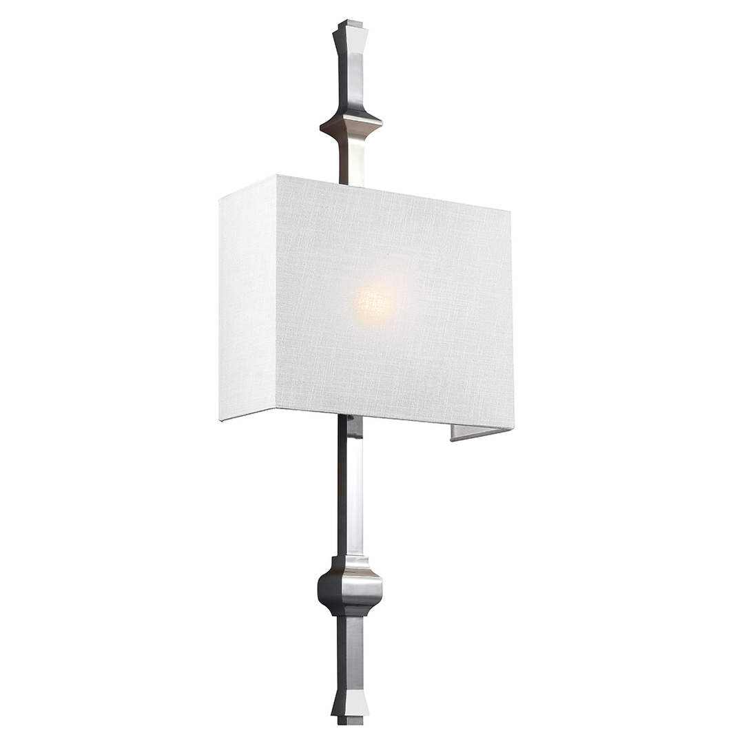Teva 1 Light Wall Light - Polished Nickel Elstead