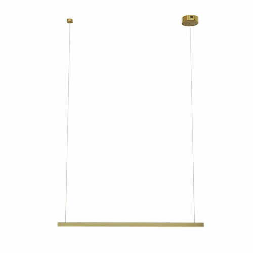 Check Pendant Light Max Light Trio P0475D Brushed Gold 100 cm LED 3000K Dimmable