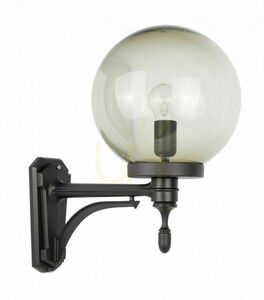 SU-MA Outdoor Wall Lamp Black Patina Cast Aluminum K 3012/1/K 250 U small 1