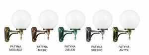 SU-MA Outdoor Wall Lamp Black Patina Cast Aluminum K 3012/1/K 250 U small 4