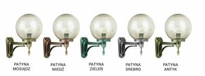 SU-MA Outdoor Wall Lamp Black Patina Cast Aluminum K 3012/1/K 250 U small 5