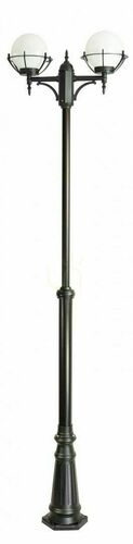 Check Outdoor Pole Light SU-MA Kule Black 2-Light Adjustable 180-280 cm OGMWN 2 KPO