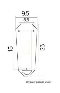 Outdoor Wall Lamp SU-MA Kule with Basket 250 Black K 3012/1/KPO 250 U small 5