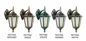 Outdoor Wall Lamp SU-MA Retro Classic Black Cast Aluminum Glass K 3012/1/D small 5