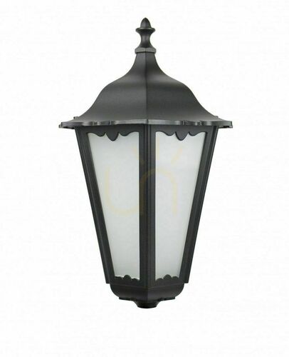 Check Outdoor Wall Lamp SU-MA Retro Maxi Black Cast Aluminum 47 cm K 1018 BD