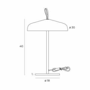 Desk Lamp Max Light Nord Black 40 cm T0049 3 Desk Lamp Max Light Nord Black 40 cm T0049 small 3