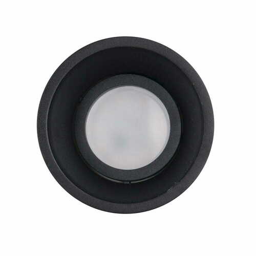 Check Recessed Luminaire Max Light Deep H0111 Black Round GU10 8.2 cm