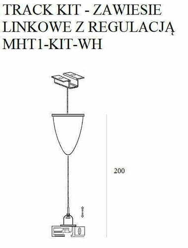 Check Cable Suspension Kit Max Light MAX White 2 m Aluminum MHT1-KIT-WH