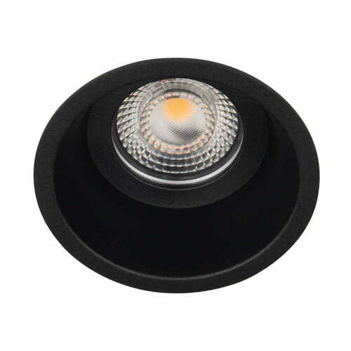 Check Recessed Luminaire Max Light Bellatrix H0114 Black 9W 3000K IP54 Dimmable