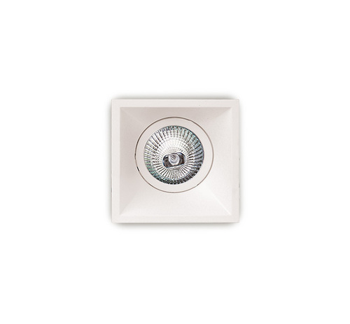 Check Recessed Luminaire Max Light Technical H0070 Cream Aluminum GU10 IP20