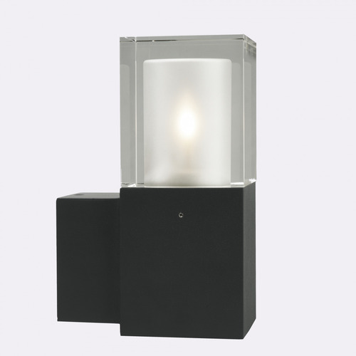 Check ARENDAL 1250BL E14 black outdoor wall lamp - NORLYS