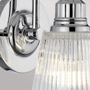 Quintiesse Addison Polished Chrome Bathroom Wall Light LED G9 3 W small 2