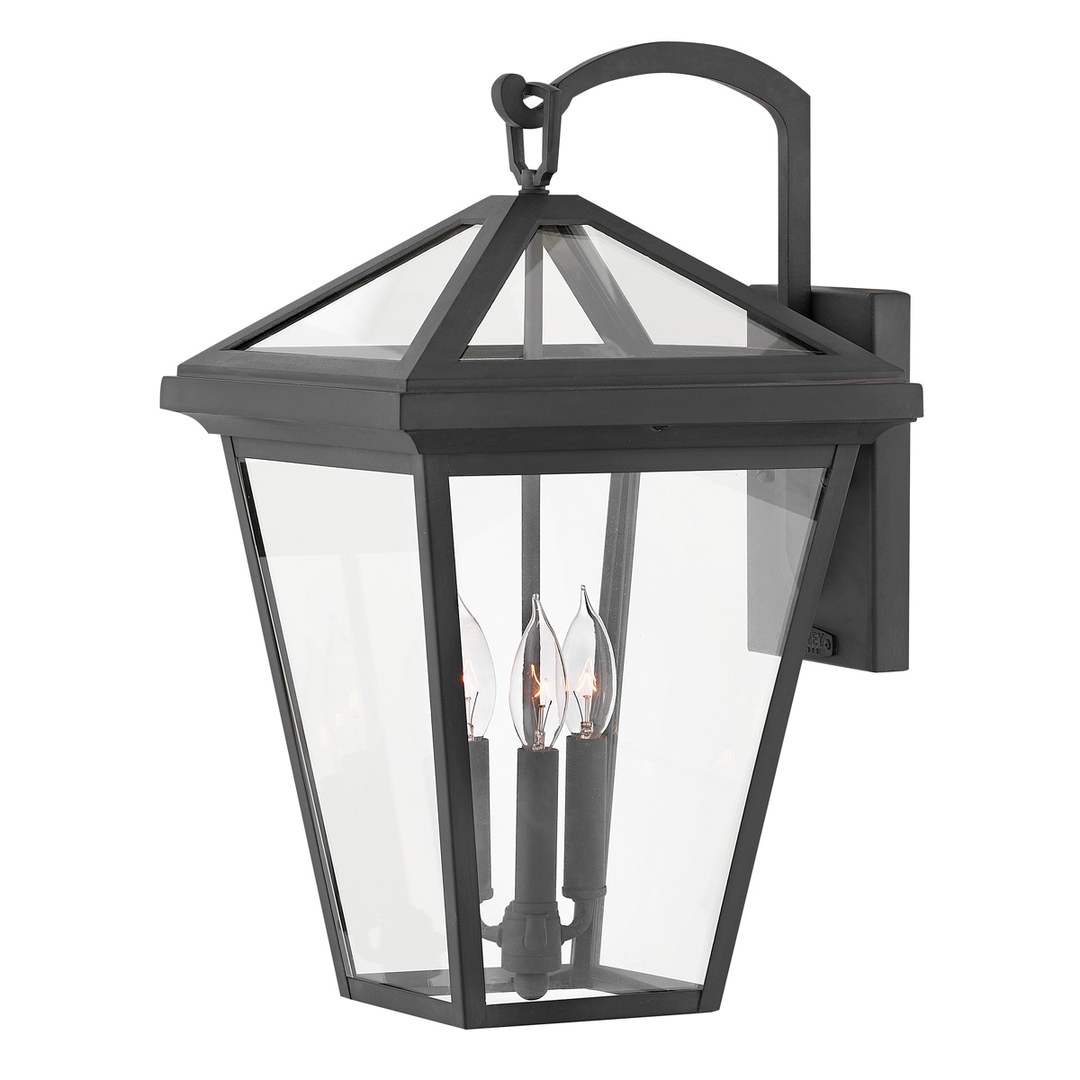 Große Wandlaterne Alford Place - 3 Lichtquellen - Schwarz Quintiesse