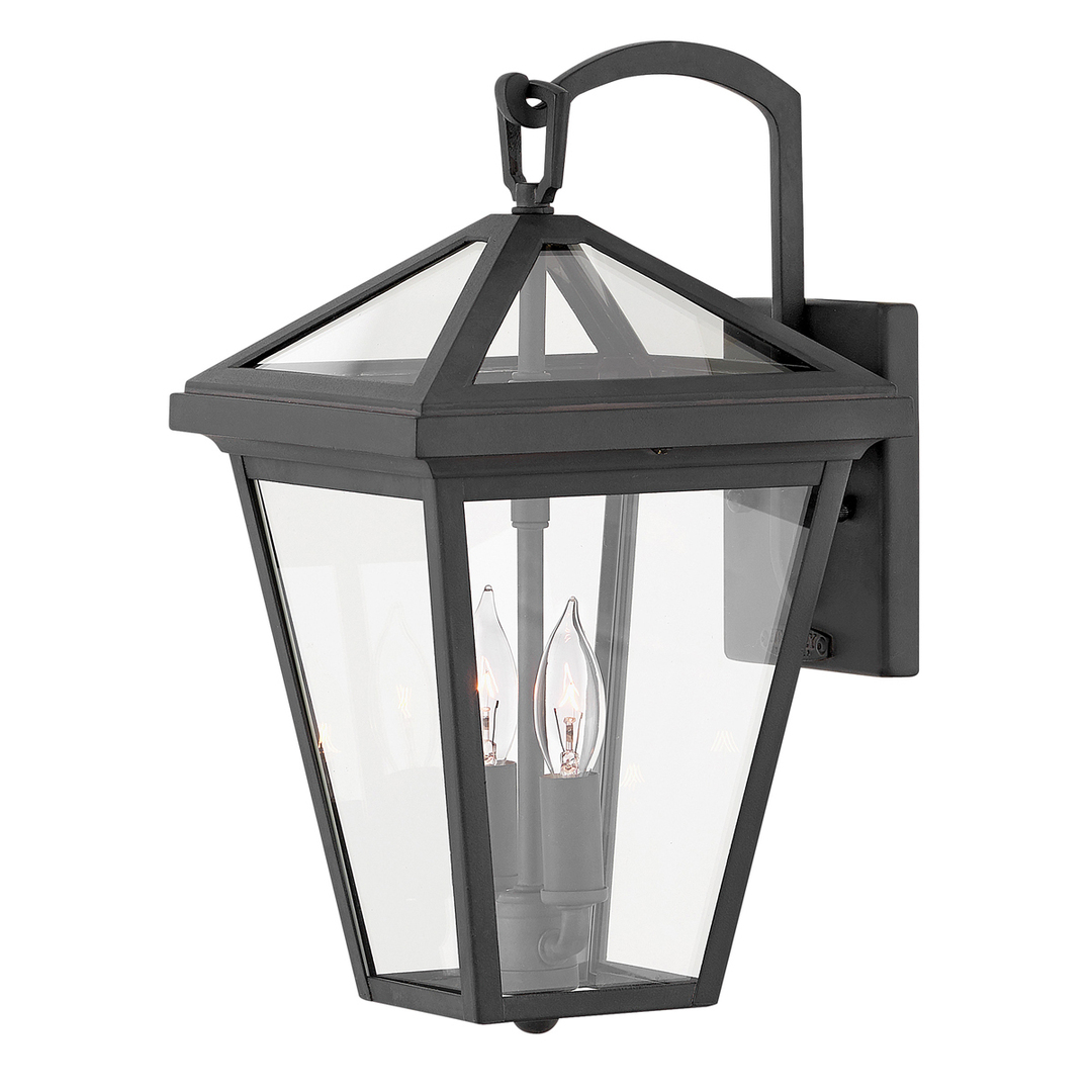 Alford Place small wall lantern - 2 light sources - Black Quintiesse