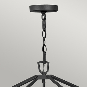 Alford Place pendant lantern - 4 light sources - Black Quintiesse small 1