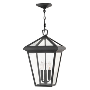 Alford Place large pendant lantern - 3 light sources - Black Quintiesse small 0