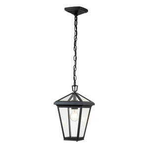 Alford Place small pendant lantern - 1 light source - Black Quintiesse small 4