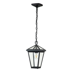 Alford Place small pendant lantern - 1 light source - Black Quintiesse small 5