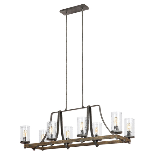 Check Angelo oblong pendant lamp - 8 light sources Quintiesse