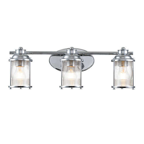 Check Ashlandbay wall lamp - 3 light sources - Polished chrome Quintiesse