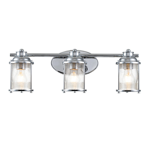 Ashlandbay wall lamp - 3 light sources - Polished chrome Quintiesse small 0