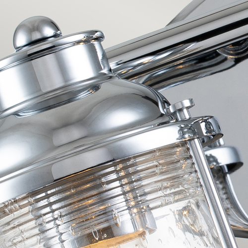 Check Quintiesse Ashland Bay bathroom wall light, 4 × E27, polished chrome