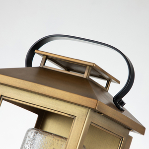 Atwater small wall lamp - 1 light source - Purple brass Quintiesse small 3