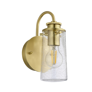 Braelyn wall lamp - 1 light source - Brushed brass Quintiesse small 1