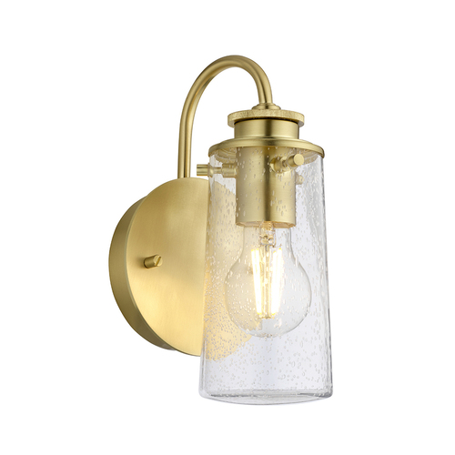 Check Braelyn wall lamp - 1 light source - Brushed brass Quintiesse