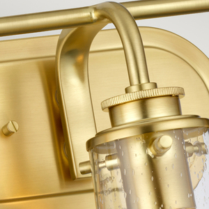 Braelyn wall lamp - 3 light sources - Brushed brass Quintiesse 2 Braelyn wall lamp - 3 light sources - Brushed brass Quintiesse small 2