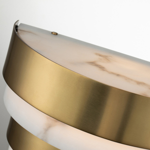 Echelon LED Wall Light Heritage Brass Quintiesse small 1