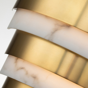Echelon LED Wall Light Heritage Brass Quintiesse small 2