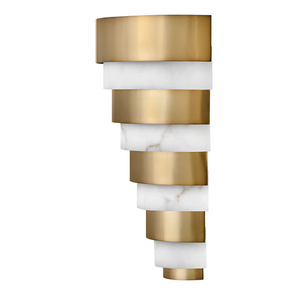 Echelon LED Wall Light Heritage Brass Quintiesse small 6