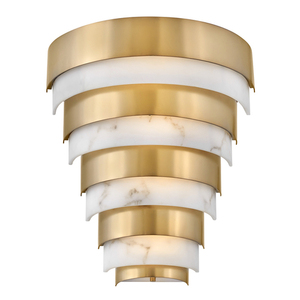 Echelon LED Wall Light Heritage Brass Quintiesse small 7
