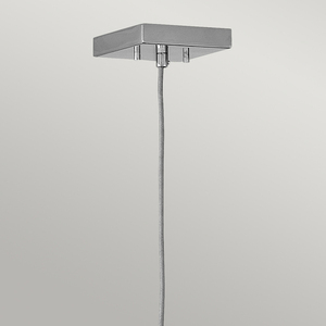 Ensemble pendant lamp - 1 light source - Polished nickel Quintiesse small 3