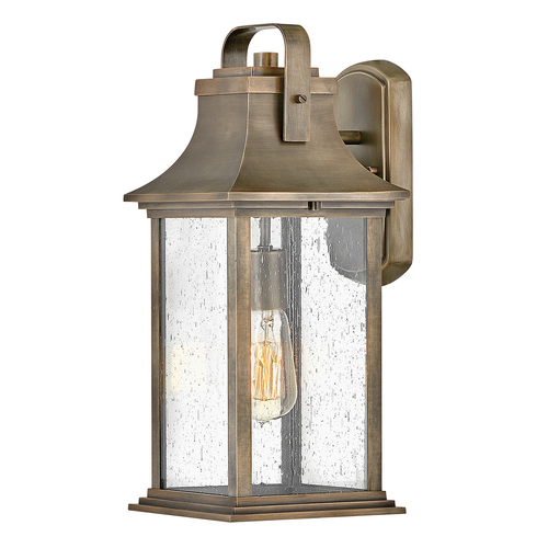 Check Quintiesse Grant medium outdoor wall lantern, bronze, 1×E27