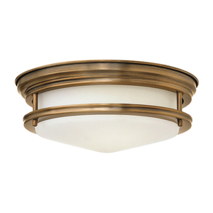 Hadrian plafond - 2 light sources - opal glass - Brushed bronze Quintiesse small 0