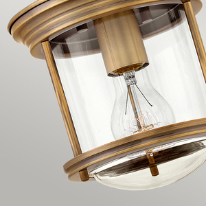 Plafond Hadrian - 1 light source - Clear glass - Brushed bronze Quintiesse small 1