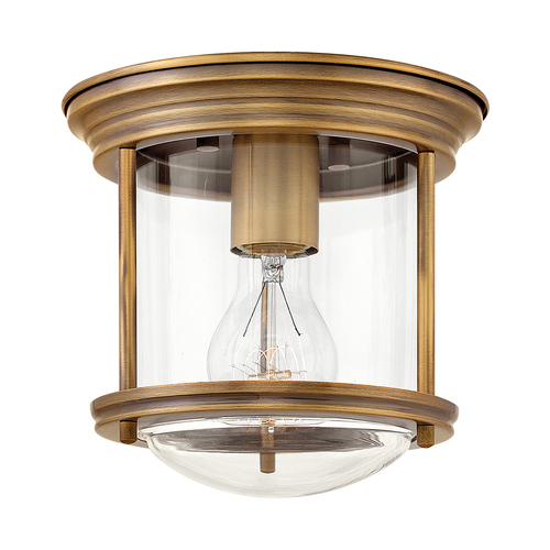 Check Plafond Hadrian - 1 light source - Clear glass - Brushed bronze Quintiesse
