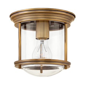 Plafond Hadrian - 1 light source - Clear glass - Brushed bronze Quintiesse small 0
