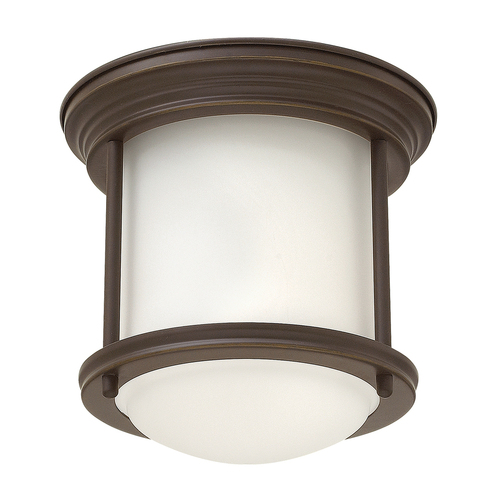 Check Hadrian plafond - 1 light source - opal glass - Oil-rubbed bronze Quintiesse