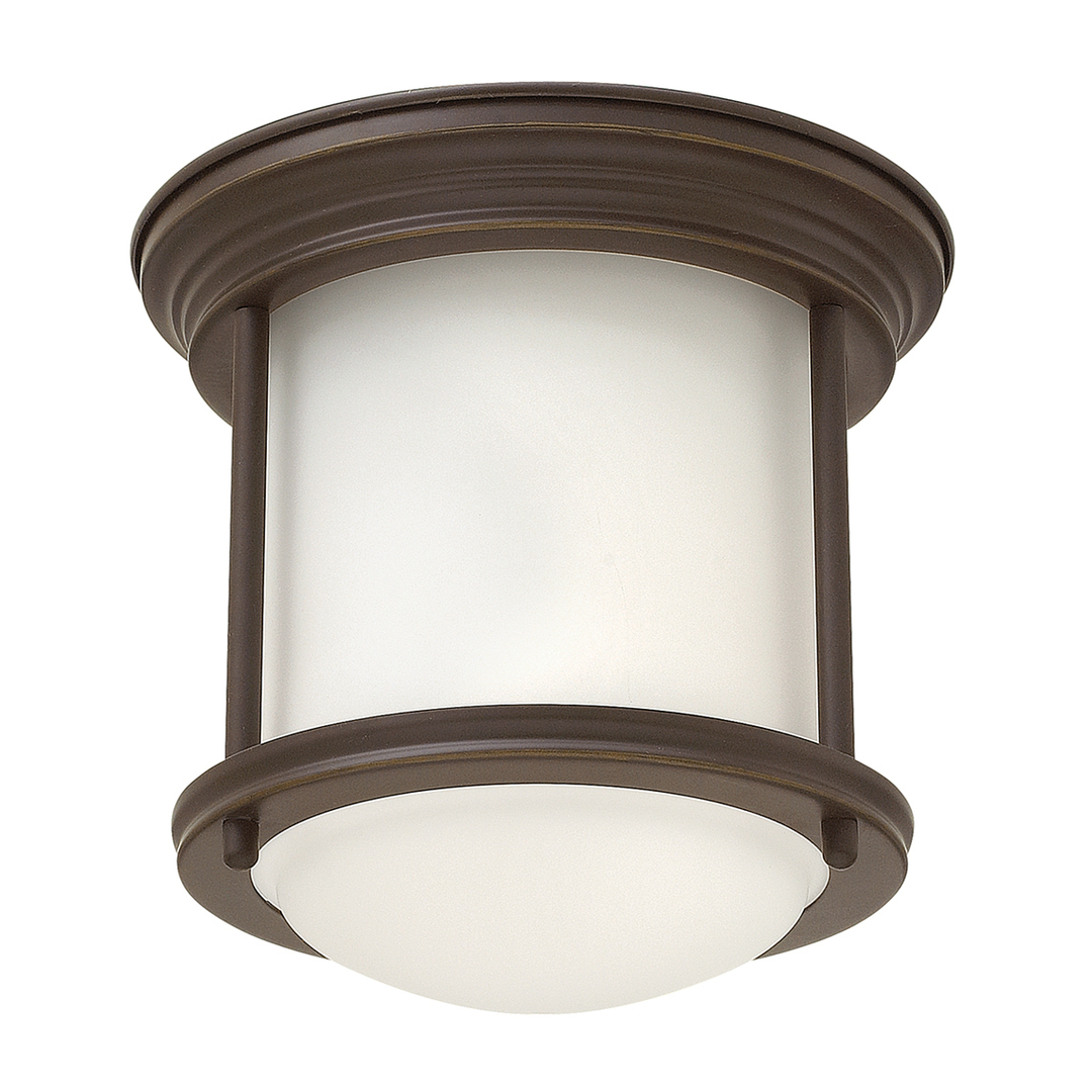 Hadrian plafond - 1 light source - opal glass - Oil-rubbed bronze Quintiesse