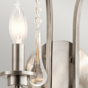 Quintiesse Karlee wall light Classic Pewter 2xE14 QN-KARLEE2 small 3