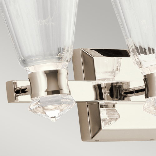 Check Quintiesse Kayva QN-KAYVA3-PN 3-arm LED wall light, polished nickel