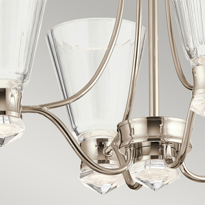 Kayva LED chandelier - 9 light sources Quintiesse small 4
